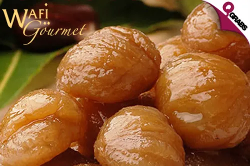Marrons Glacés: Exquisite Sweetness. Get a box of 9 for QR30, or a box of 15 for QR45 (QR65 & QR95 Value)